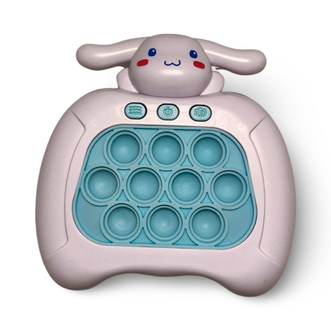 Іграшка електронна 696 Toys Quick Push Pop It 4 режими гри Рожевий (QPPI10)