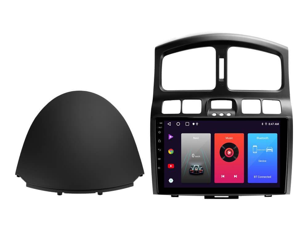 Автомагнитола штатная Sigma S9332 для Hyundai Santa Fe SM 2000-2012 For JAC S1 Rein 1 2007-2013 3/32 Gb 4G DSP 9" (AR-91061)