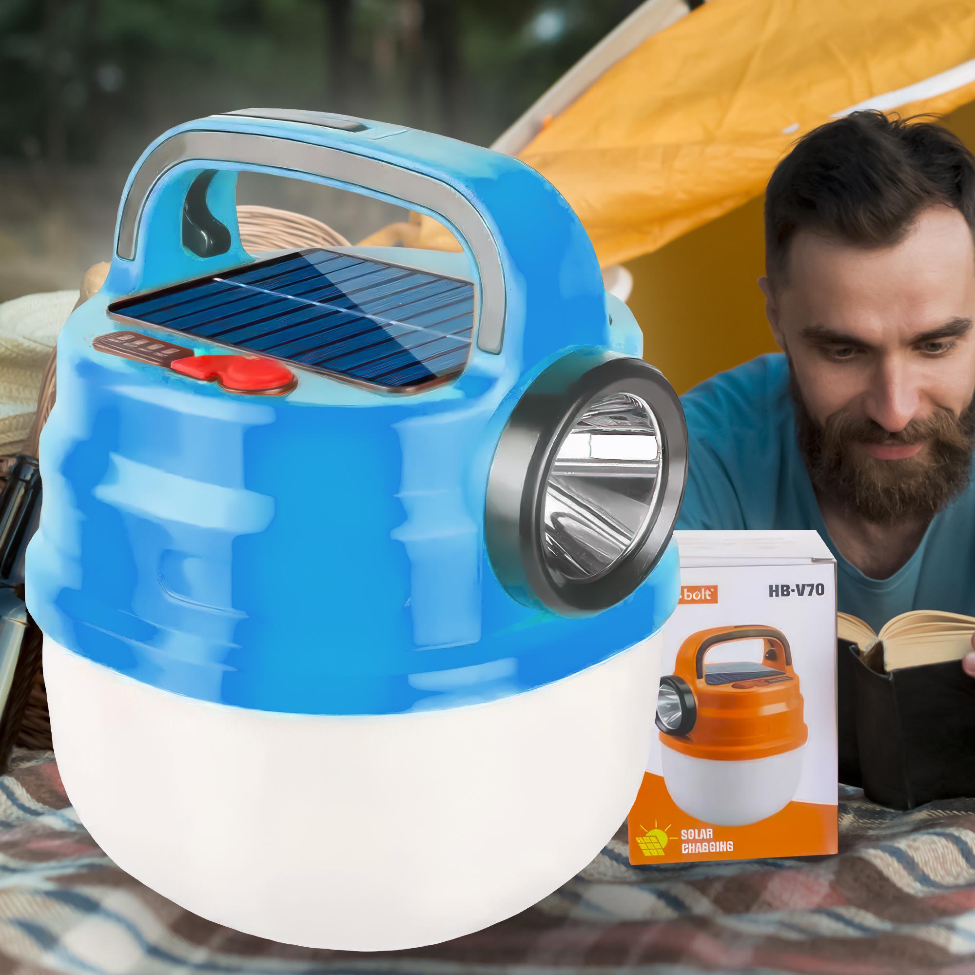 Ліхтар для кемпінгу із сонячною батареєю HB-V80 Solar Camping Light Блакитний - фото 2 Ліхтар для кемпінгу із сонячною батареєю HB-V80 Solar Camping Light Блакитний - фото 2