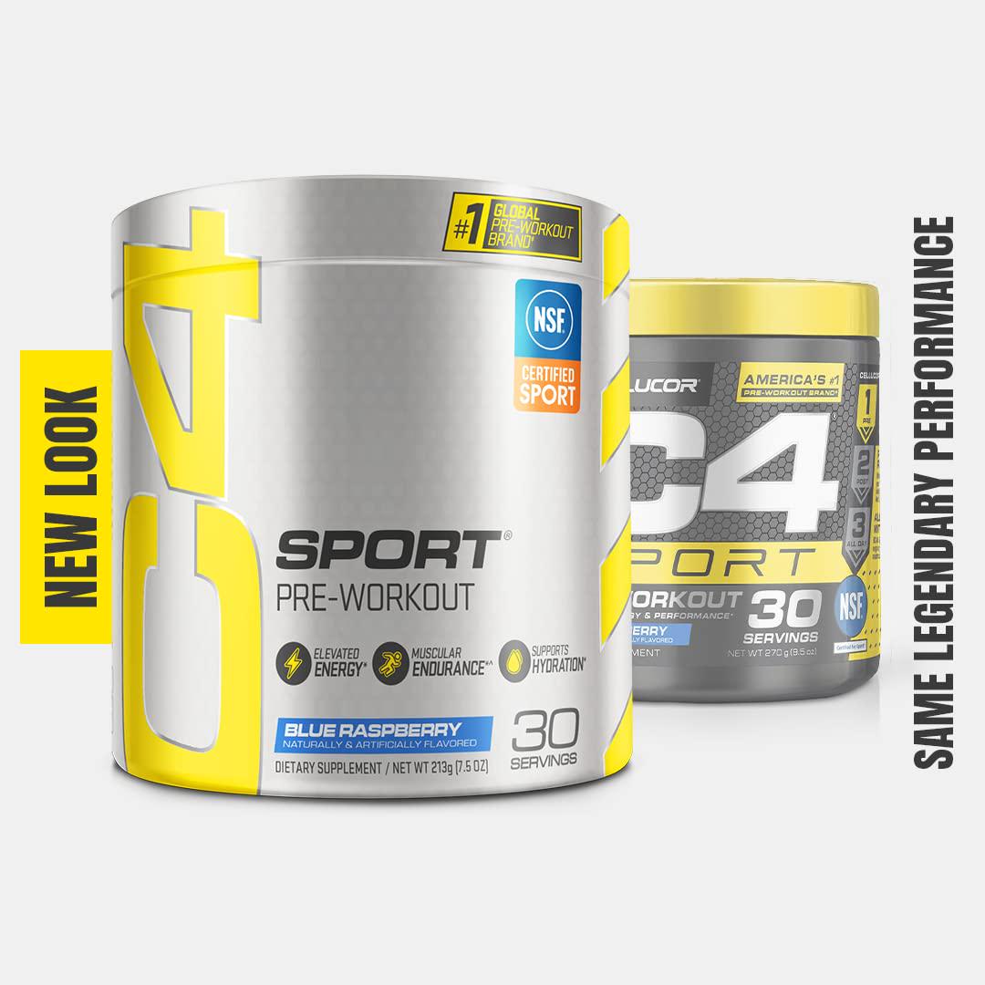 Предтренировочный комплекс Cellucor C4 Sport Pre-Workout blue raspberry 213 г (00000036780) - фото 4