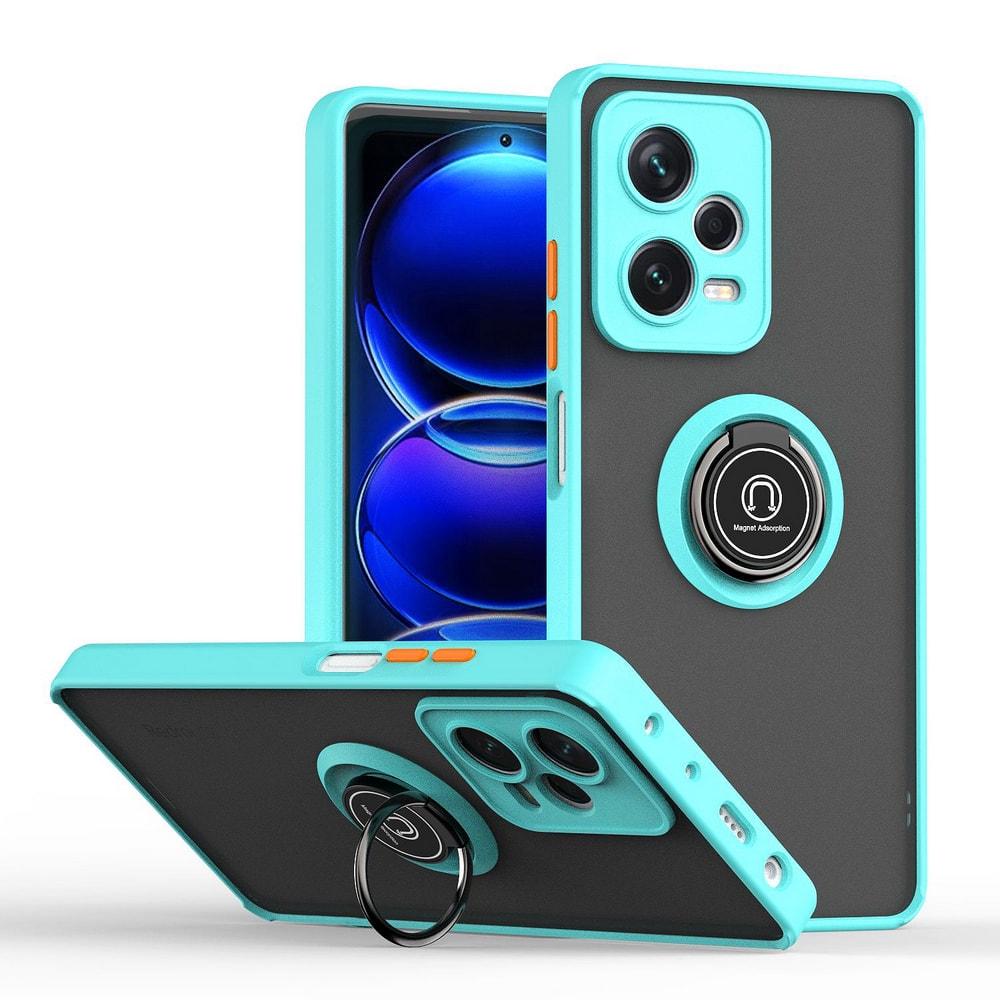 Защитный чехол MatteLuxe Xiaomi Redmi Note 12 5G (с кольцом) Light Blue (34934-0B)