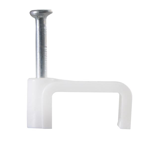 Скоба для кабеля АСКО-УКРЕМ A0150030022 12 мм плоская 100 шт.