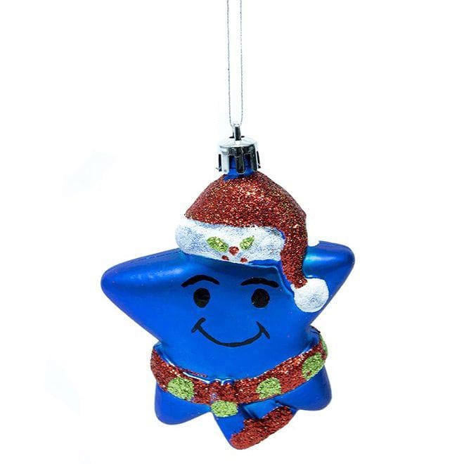 Набор новогодних подвесок Flora Звездочка 8,5 см 3 шт. (43223)