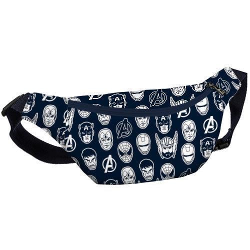 Сумка-бананка через плечо и на пояс Presentville Bumbag Супергерои на синем фоне 27х16 см (BB_18J015_TSI_TSI) Сумка-бананка через плечо и на пояс Presentville Bumbag Супергерои на синем фоне 27х16 см (BB_18J015_TSI_TSI)