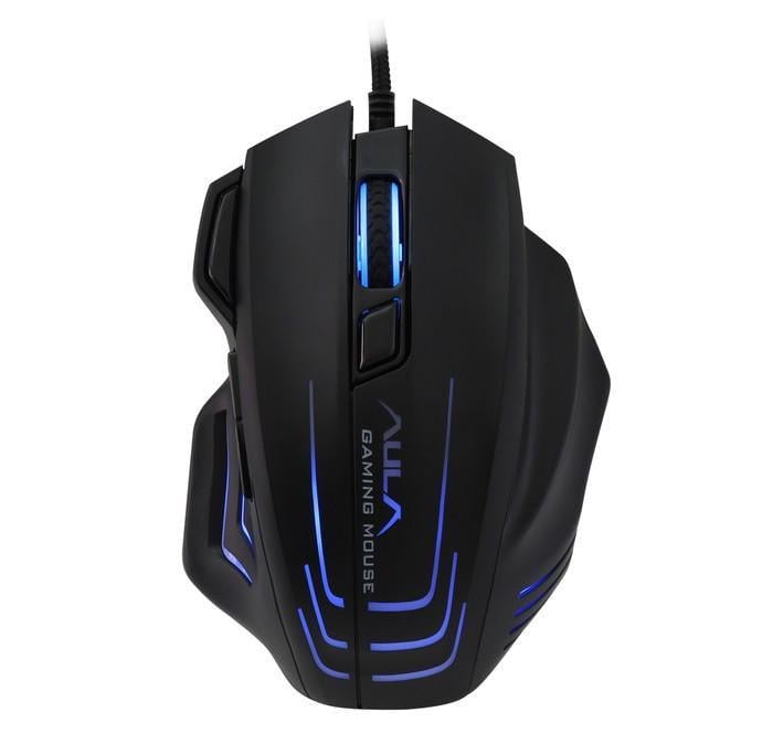Миша Aula S18, чорний, USB, 1200 - 6400 dpi, кнопки 7 шт, RGB, кабель 1.8 м