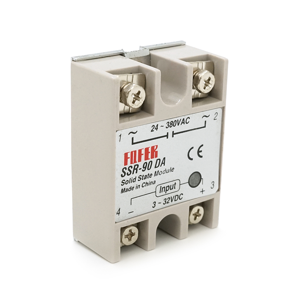 Реле твердотельное FQFER SSR-90DA 100А 24-380VAC (YUT_V6648)