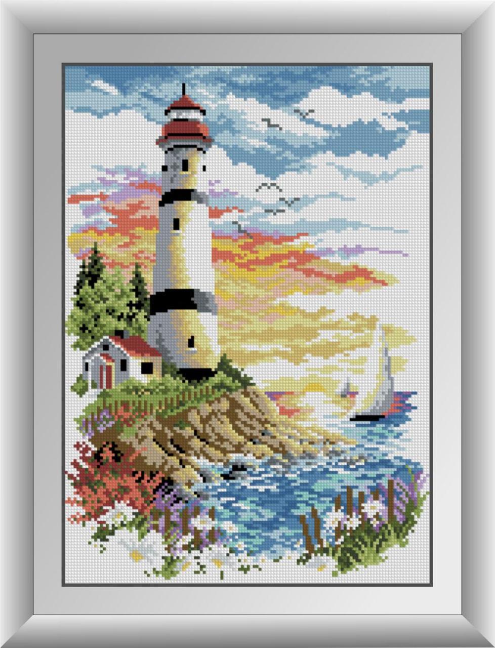 Алмазная мозаика Dream Art На заре нового дня (маяк) 31х44 см (DA.30175)