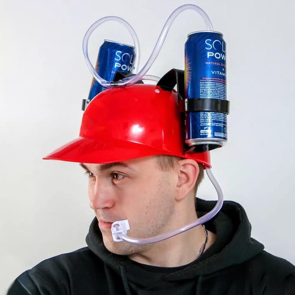 Каска для пива с соломинкой Красный (27-ALK-0847) - фото 3 Каска для пива с соломинкой Красный (27-ALK-0847) - фото 3