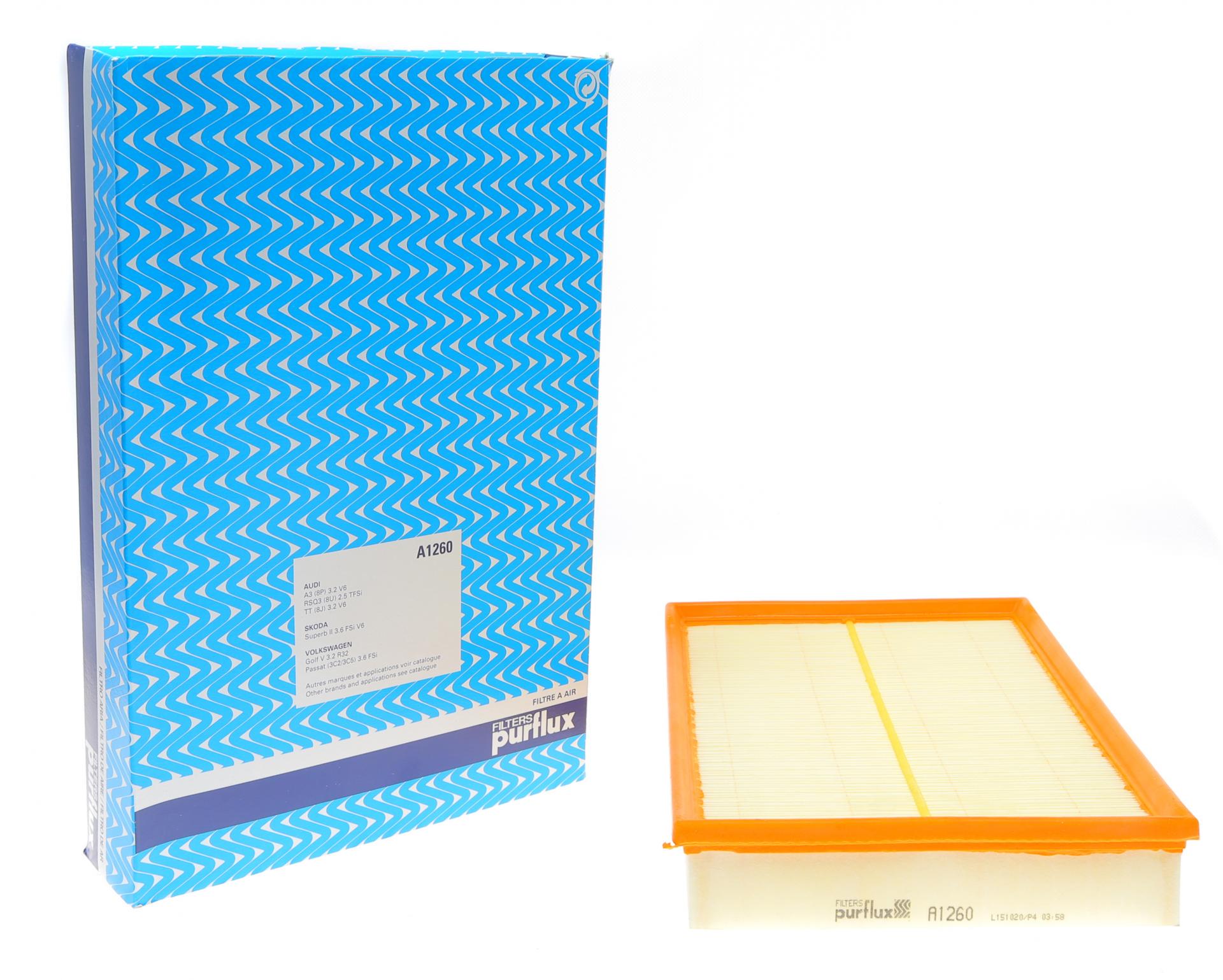 Фильтр воздушный PURFLUX для VW Passat 3,2-3,6FSI 05- (A1260)