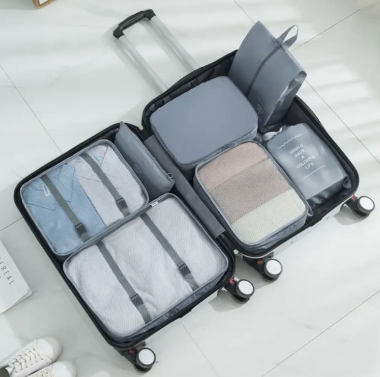 Комплект органайзерів для подорожей 8в1 Синій (КДО-43-74) - фото 3