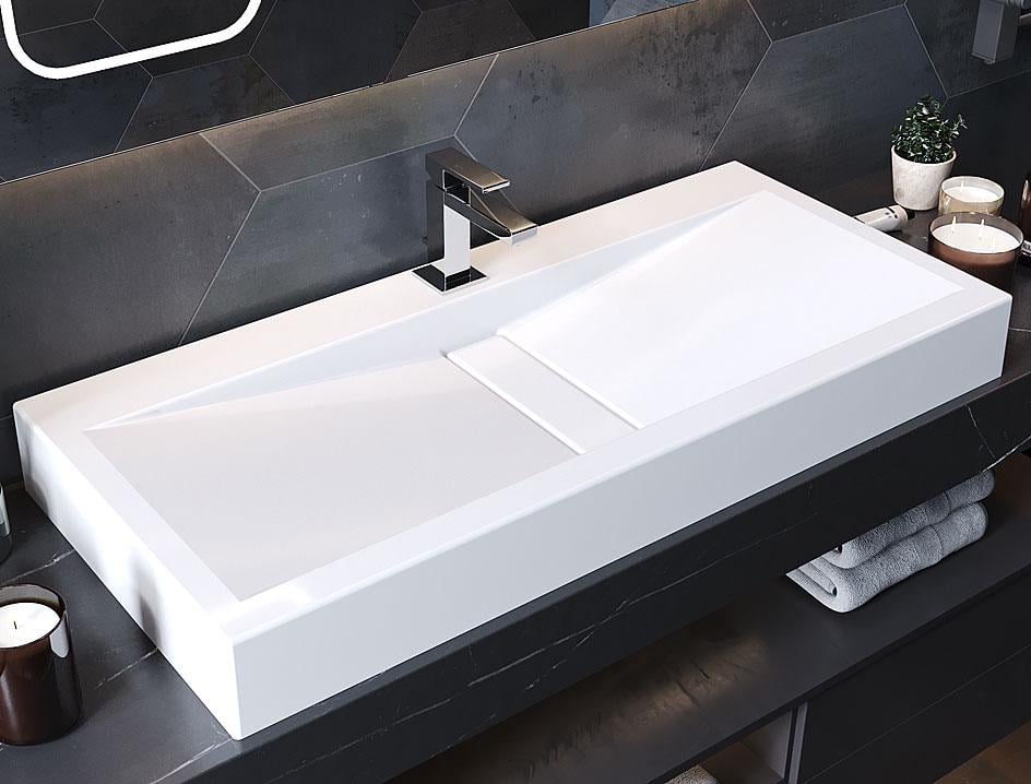 Умывальник накладной Luxor Milenium 100 см (695)