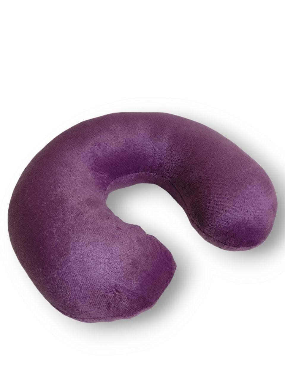 Подушка дорожня 31x31x10 см Фіолетовий (1551)