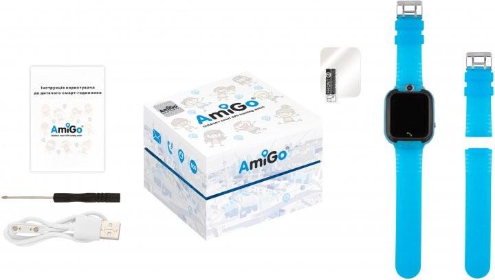 Смарт-часы AmiGo GO007 FLEXI GPS Blue (42206) - фото 6 Смарт-часы AmiGo GO007 FLEXI GPS Blue (42206) - фото 6