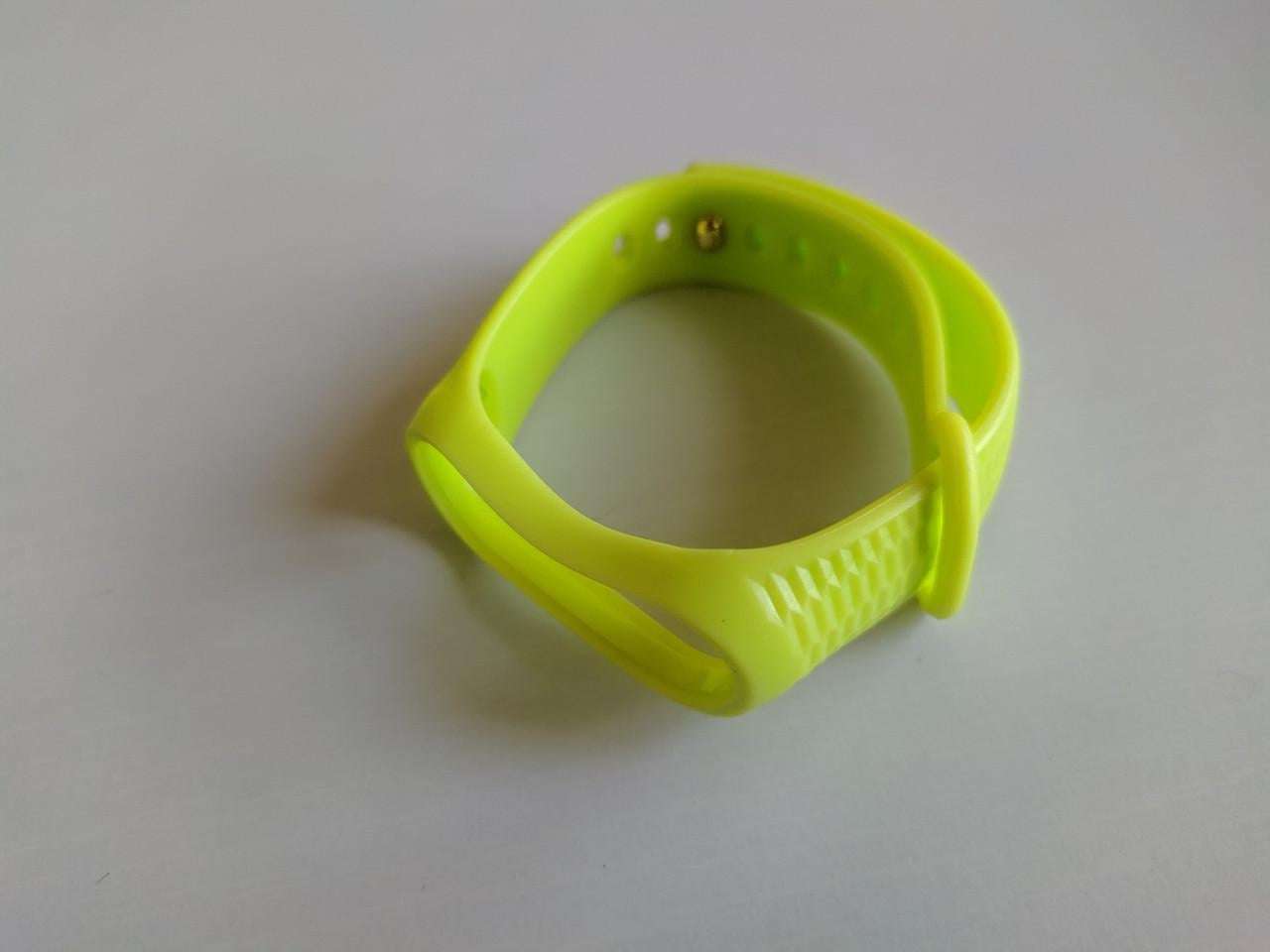Ремінець для смарт-годинників Xiaomi Mi Band 4/3 MiJobs Aurora силіконовий Салатовий (1990P)