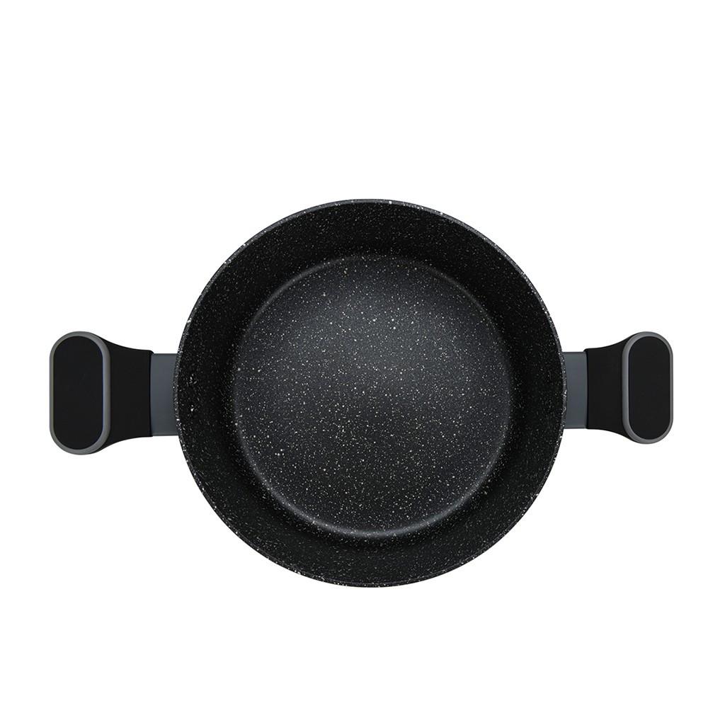 Кастрюля Fissman Laura с антипригарным покрытием Touch Stone и стеклянной крышкой 24х11 см 4,65 л (14477) - фото 5