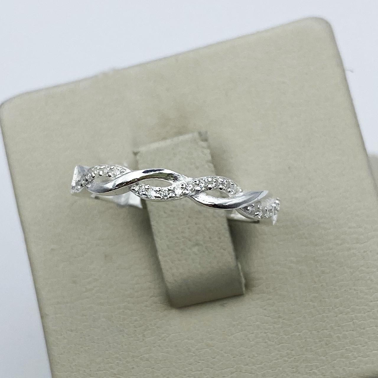 Кольцо серебряное Дорожка с кубическим цирконием р. 17 1,87 г (1932020444)