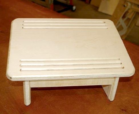 Подставка для ног из дерева Бесонвил Бланже (Пнг-000601) - фото 3