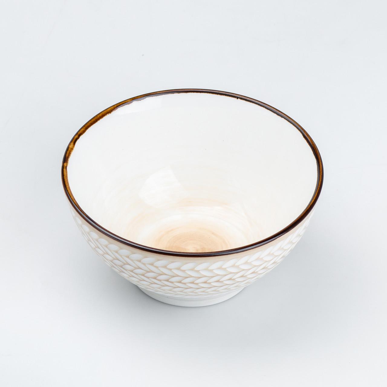 Пиала круглая керамическая 11 см Белый (4507) - фото 4 Пиала круглая керамическая 11 см Белый (4507) - фото 4