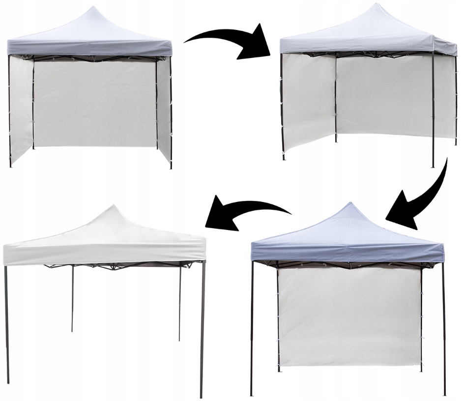 Павильон садовый Maltec 3 стены 3х3 м Светло-серый (2166911958) - фото 6 Павильон садовый Maltec 3 стены 3х3 м Светло-серый (2166911958) - фото 6