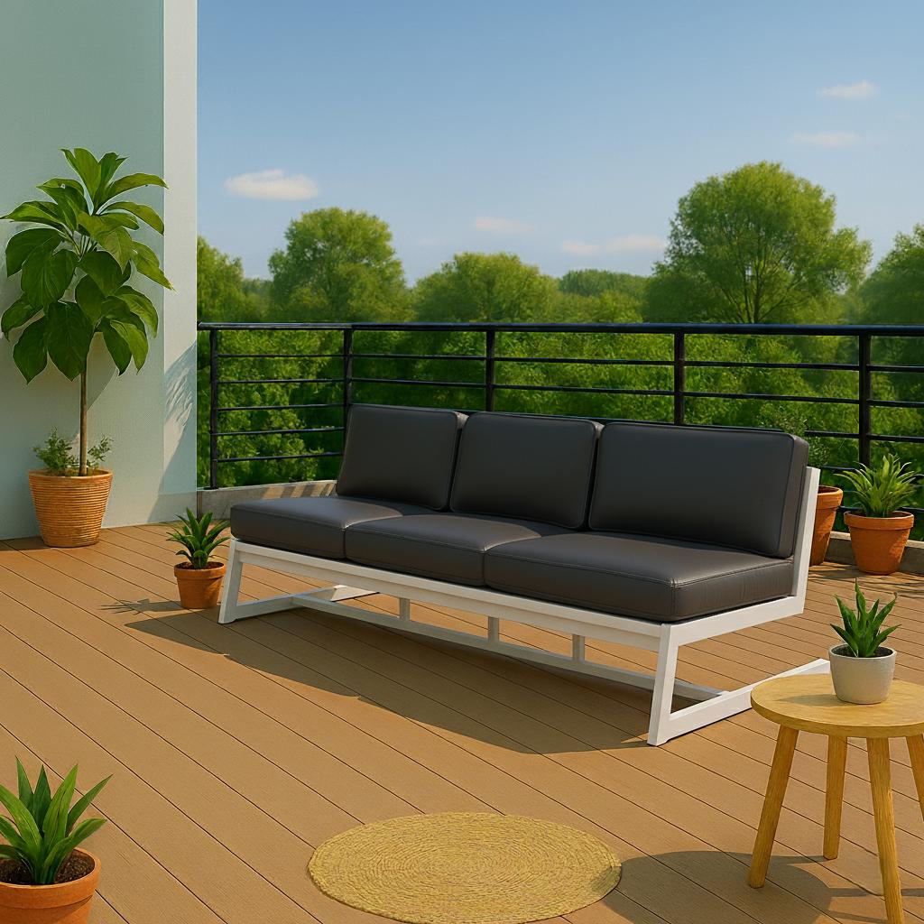 Диван металевий AVVS tech Атлас вуличний лофт екошкіра 246 см Сірий/Білий (30222863) - фото 4 Диван металевий AVVS tech Атлас вуличний лофт екошкіра 246 см Сірий/Білий (30222863) - фото 4