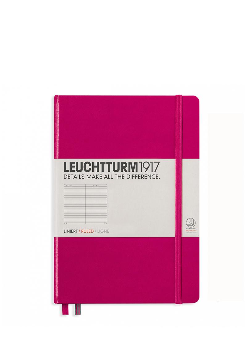 Блокнот Leuchtturm1917 средний линия Ягодный (344807)