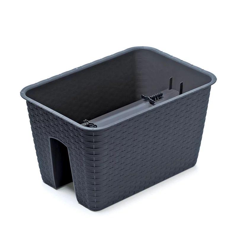 Горшок для цветов Ratolla Square 400 Антрацитовый (DRLB)