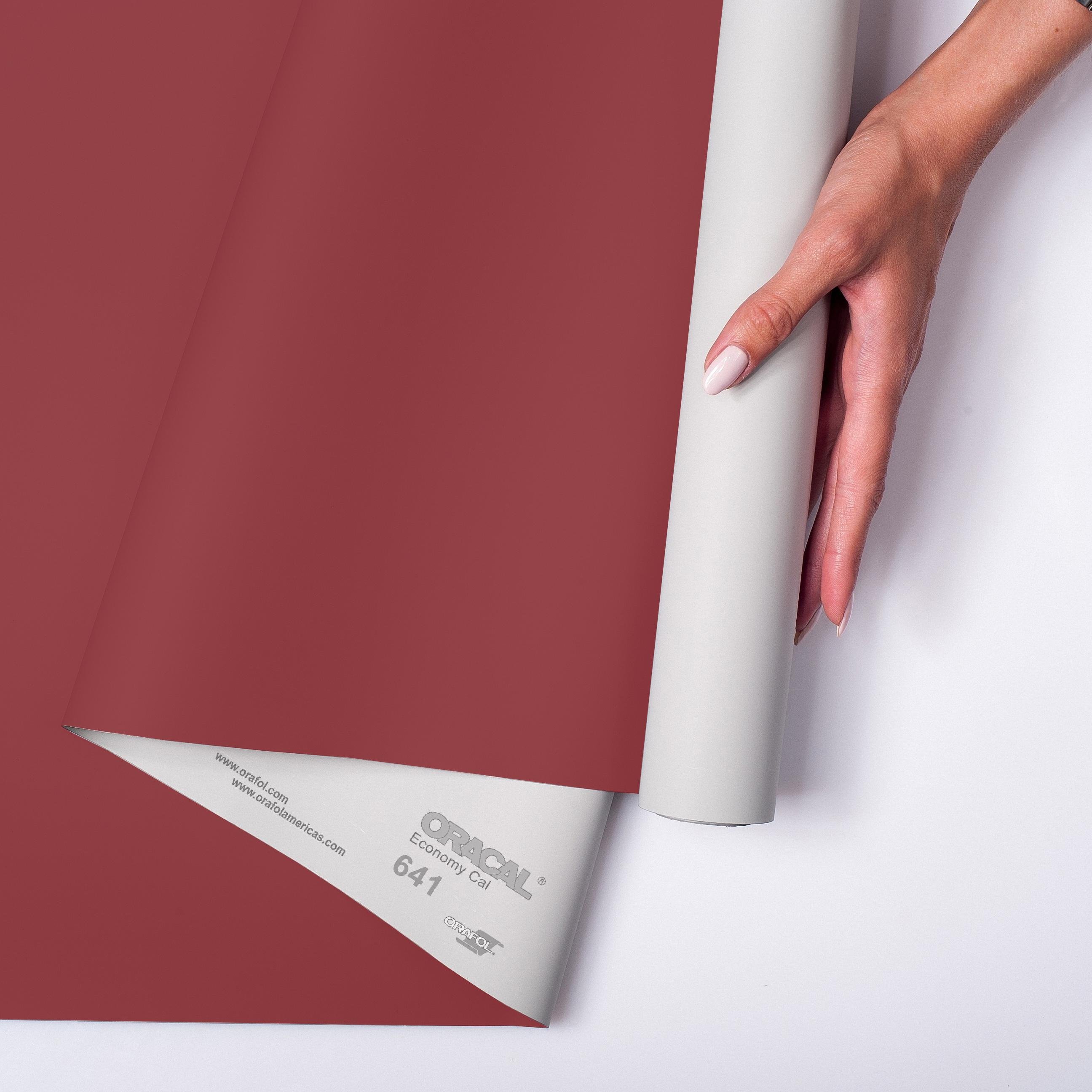 Самоклейка плівка аплікаційна ORAFOL 641 1x50 м мат 030 Темно -червоний (00-00014298)