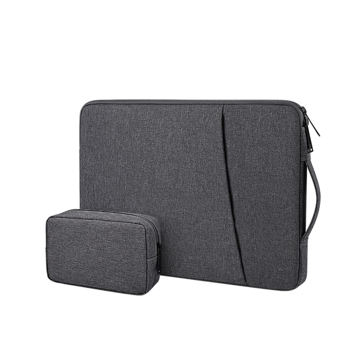 Сумка-чохол для Macbook Pro Air M 1 М2 13.3"/14 2 шт. Темно-сірий (15026417)