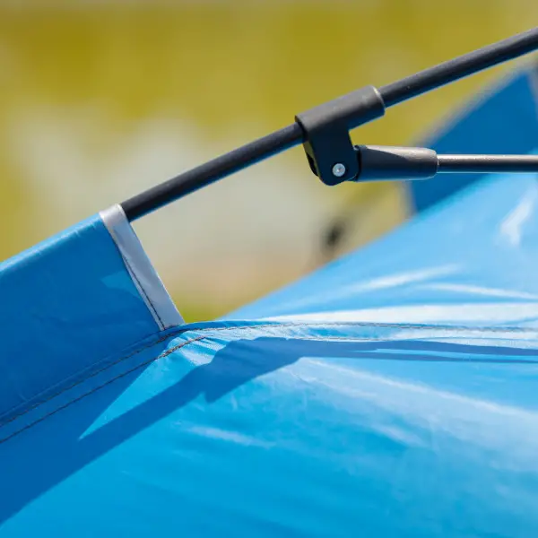 Палатка туристическая двухместная с автоматическим каркасом для походов и кемпинга 200х200х140 см Голубой (147-107-LU-019BL) - фото 9 Палатка туристическая двухместная с автоматическим каркасом для походов и кемпинга 200х200х140 см Голубой (147-107-LU-019BL) - фото 9