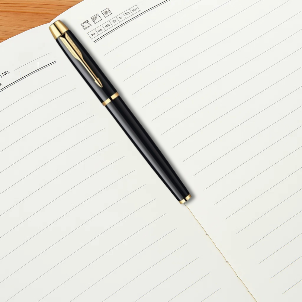 Дневник планер с ручкой на 100 листов в мягкой обложке формат А5 Черный - фото 2