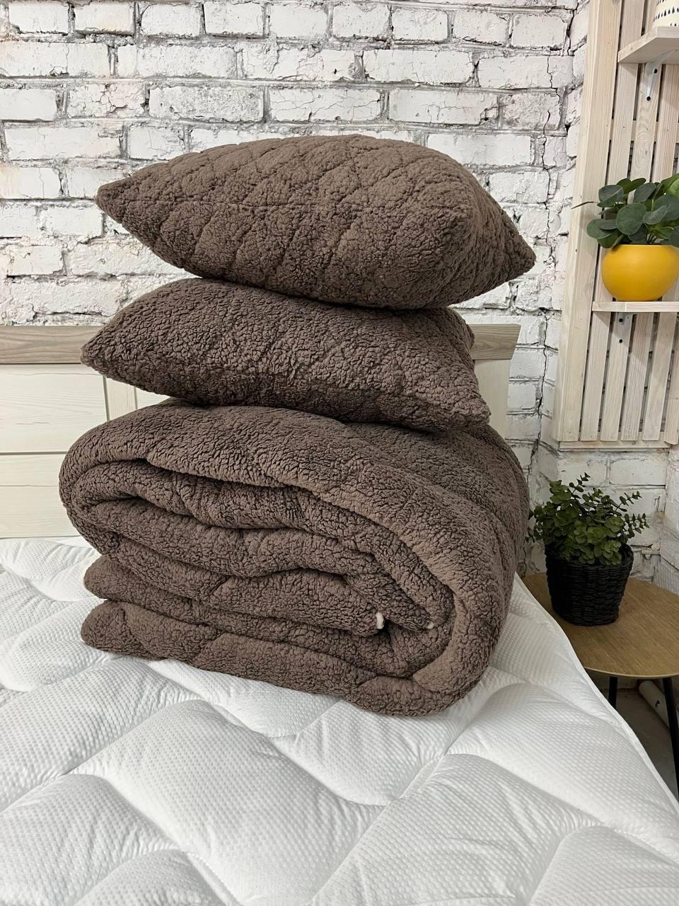 Ковдра хутряна полуторна 155х210 см Коричневий (22936476) - фото 5 Ковдра хутряна полуторна 155х210 см Коричневий (22936476) - фото 5