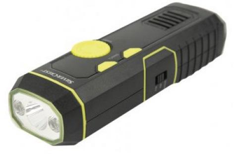 Ручной фонарь Silver Crest 16х5 см Черный (12737551)