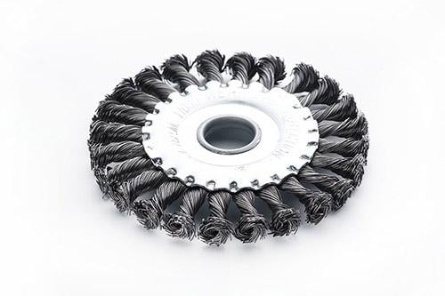 Щітка-круг Apro стальні витки 125 мм для УШМ (830431)