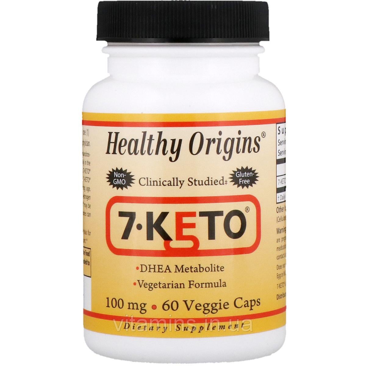 7-Кето Healthy Origins 100 мг 60 капсул (HO72876)