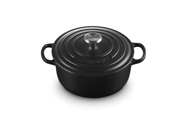 Каструля Le Creuset Signature 2,4 л з кришкою матова Чорний (21177200002430) - фото 2