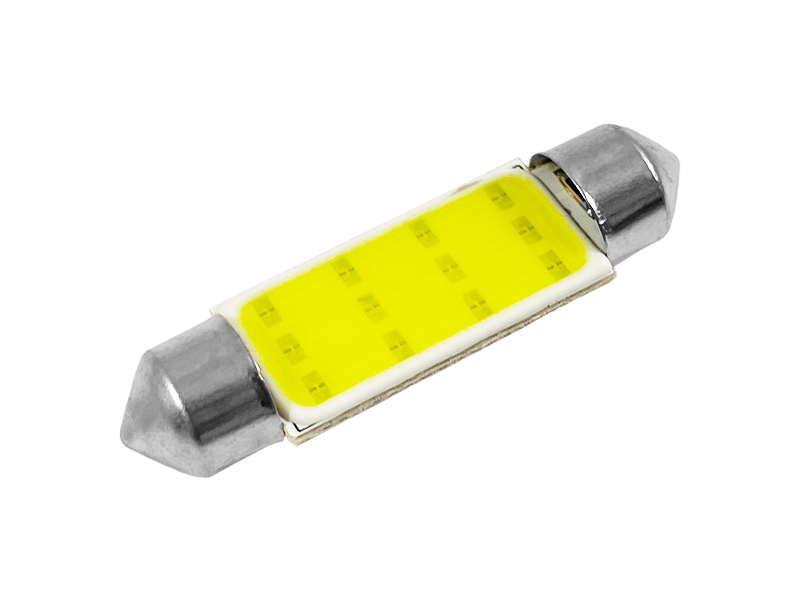 Автолампа светодиодная C5W SV8,5 12 В 41 мм COB Белый (35503748)
