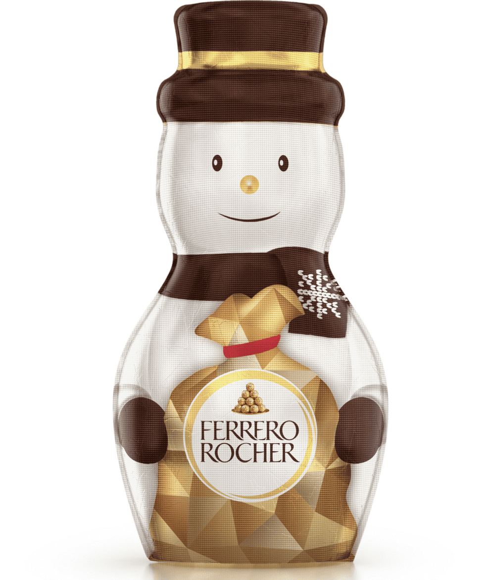 Шоколадна фігурка Сніговик Ferrero Rocher Holiday Specialties Snowman 90 г (2837599355)