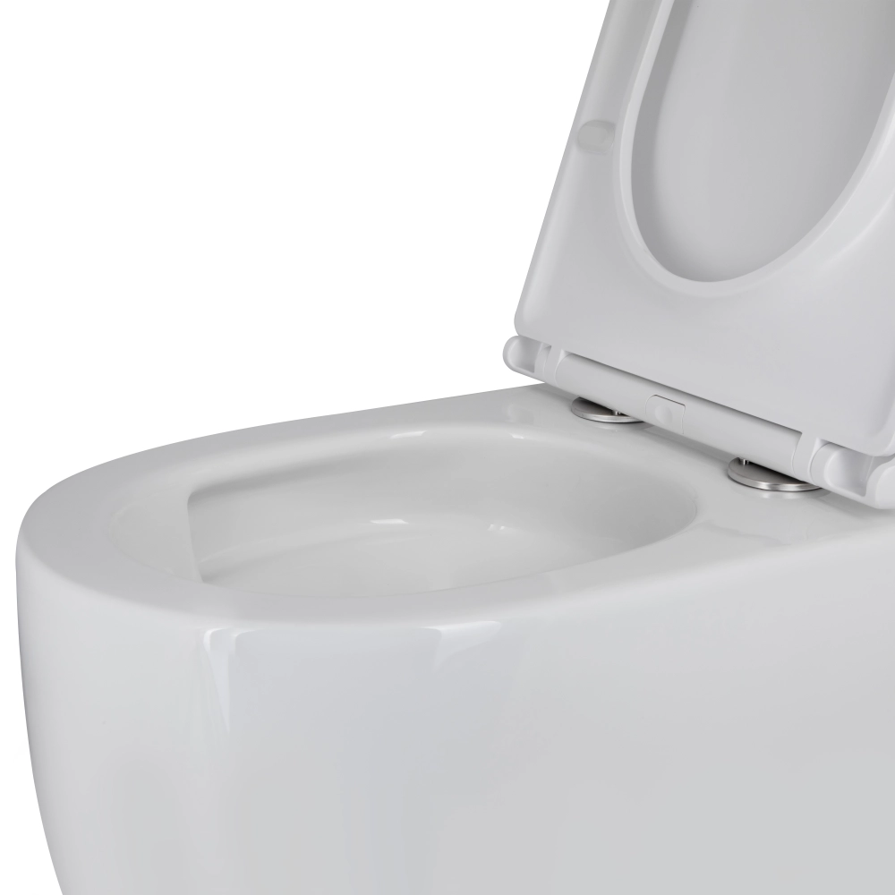 Унитаз подвесной Q-tap Taurus безободковый с сиденьем Soft-close QT2433084EUQW - фото 14