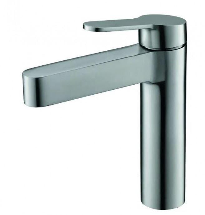 Змішувач для умивальника KOER KI-10016-02 нержавіюча сталь (KR4789)