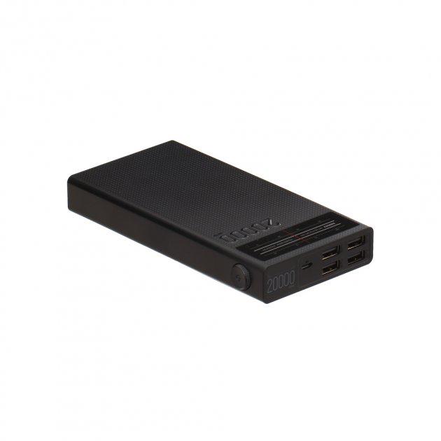 Павербанк RPP-102 20000 mAh с индикацией зарядки Черный (32607-01)