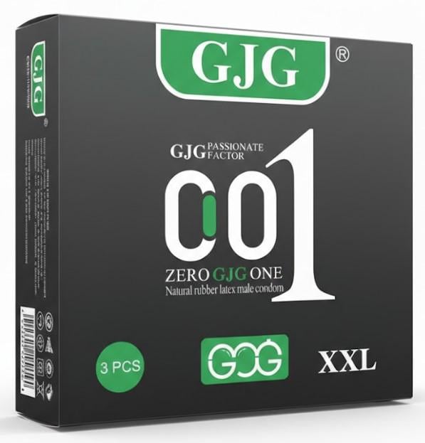 Презервативы ультратонкие GJG 001 большого размера BigXXL 3 шт. (2104619052)