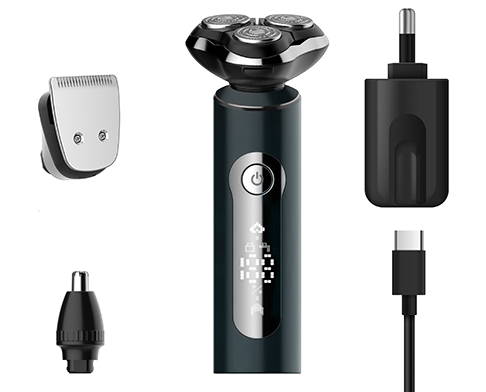 Електробритва Adler ADEG 2940 USB зарядка/з дорожнім футляром 3в1 (1978807175) - фото 2