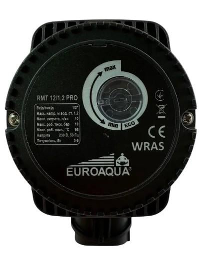 Рециркуляційний насос Euroaqua RMT 12/1,2 PRO (29952393) - фото 4 Рециркуляційний насос Euroaqua RMT 12/1,2 PRO (29952393) - фото 4