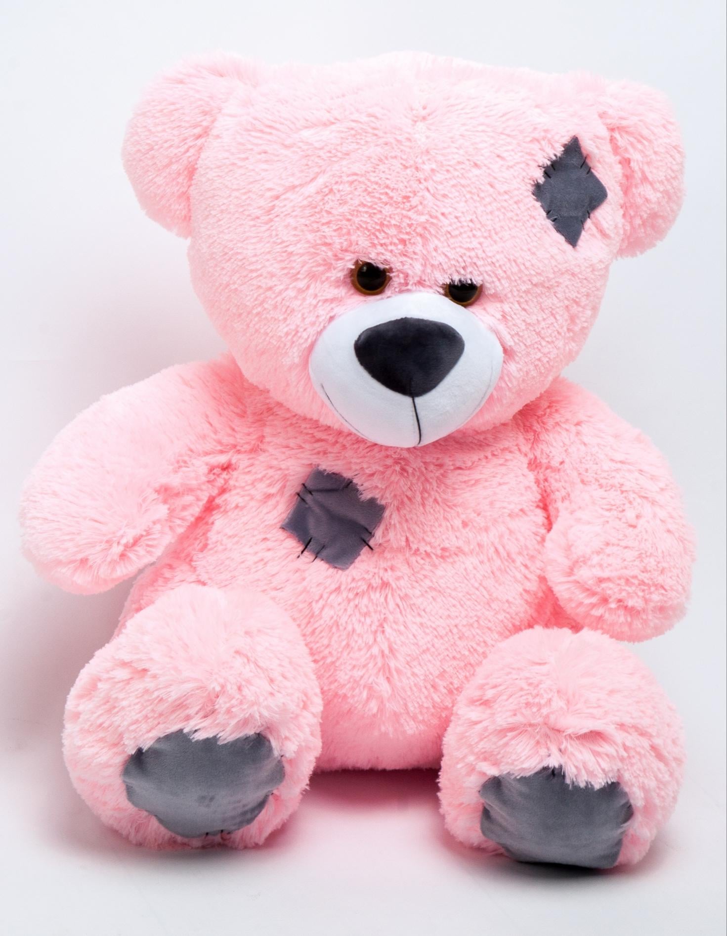 Мягкая игрушка Велетень Медведь Тедди 50х30х35 см Розовый (6526pink) Мягкая игрушка Велетень Медведь Тедди 50х30х35 см Розовый (6526pink)