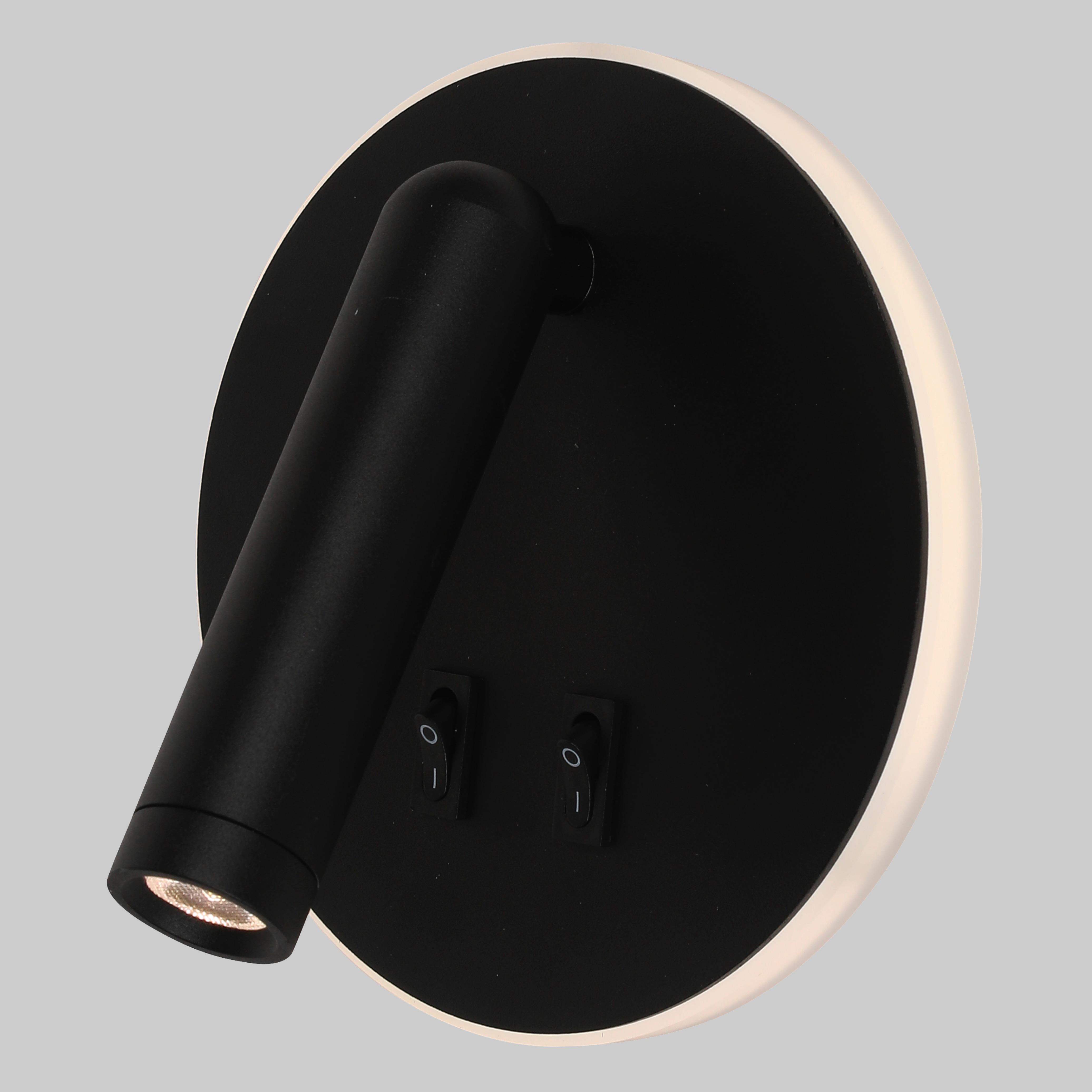 Бра світлодіодне приліжкове Чорниий (806-V306R BK)