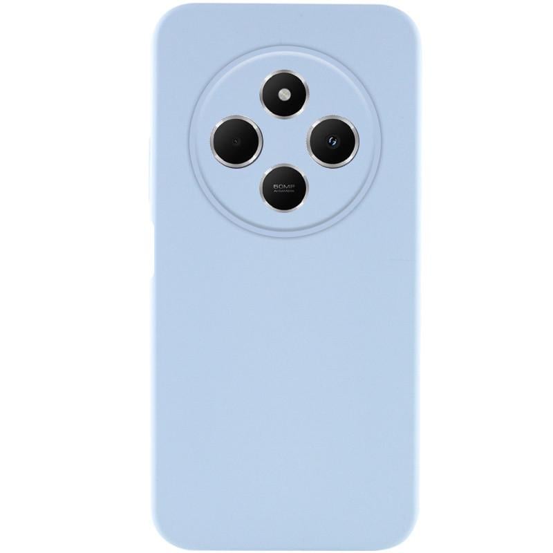 Противоударный чехол Silicone Cover Lakshmi Full Camera (AAA) для Xiaomi Redmi 14C / Poco C75 Голубой / Sweet Blue