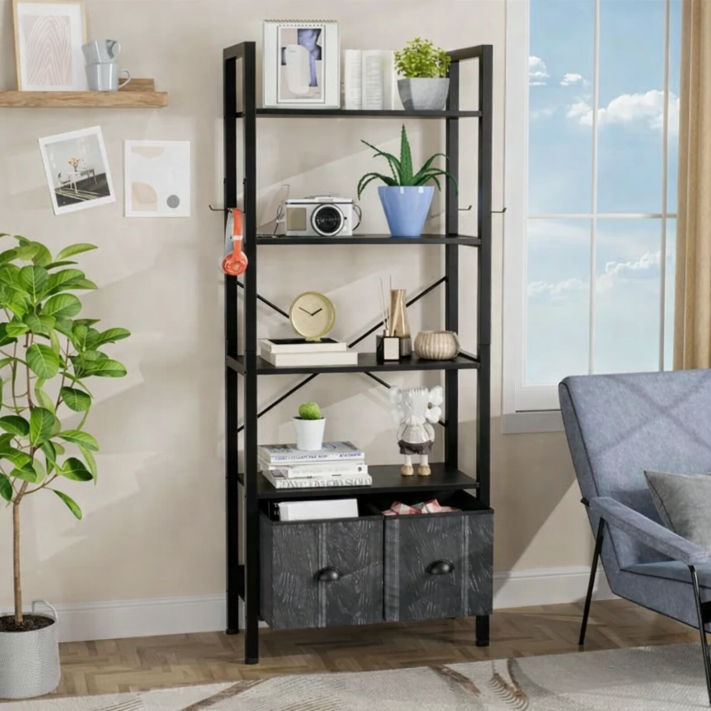 Стеллаж Amilyn Etagere Черный (ST121)