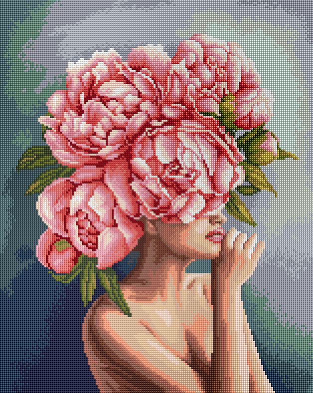 Алмазная мозаика на подрамнике Brushme Прикосновение пиони 40x50 см (DBS1067) Алмазная мозаика на подрамнике Brushme Прикосновение пиони 40x50 см (DBS1067)