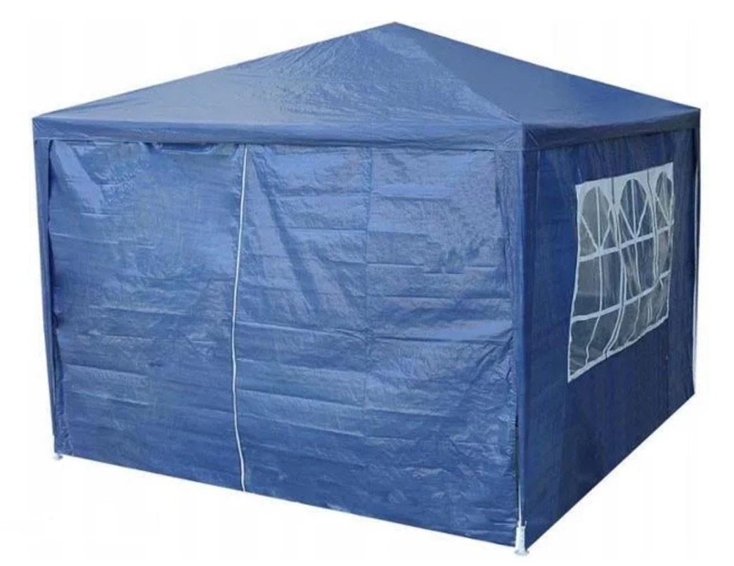 Павільйон садовий Shengyuan CC-ZT-001 з боковими стінками/вікнами та входом на блискавці 3х3 м Синій (26767381) - фото 4 Павільйон садовий Shengyuan CC-ZT-001 з боковими стінками/вікнами та входом на блискавці 3х3 м Синій (26767381) - фото 4