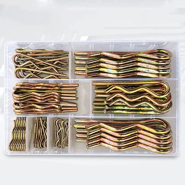 Набор шплинтов R-типа шплинт шпилька из пружинной стали 70 шт. (Y01621) - фото 5 Набор шплинтов R-типа шплинт шпилька из пружинной стали 70 шт. (Y01621) - фото 5